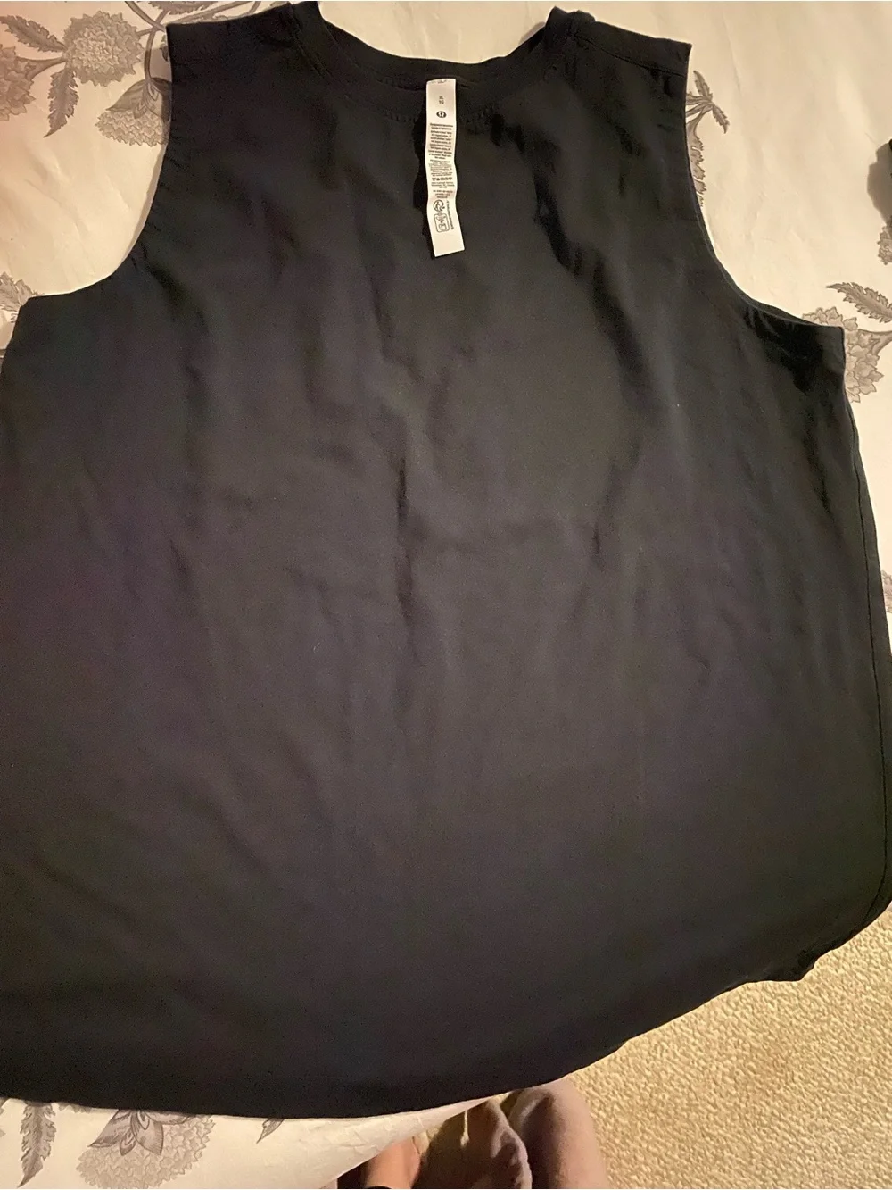 lululemon athletica Women's Black Muscle Tank